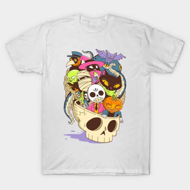 The Lil Horrors T-Shirt by geolaw